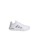 zapatillas adidas cloudfoam flex - elastic laces mujer blanco