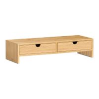 soporte para monitor bambu color natural