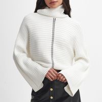 barbour international serova knitted jumper - uk 8