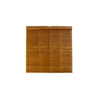 Jardin202 - Persiana De Madera Alicantina Con Polea Metálica - Estor Enrollable Para Ventanas, Puertas, Salón  78 X 85 Cm (avellana (barnizada))  78 X 85 Cm (avellana (barnizada))jardin202