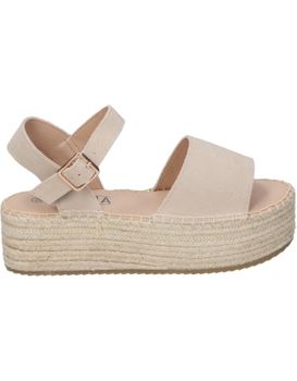 Kissia Taupe Maxi Sandalias Para Mujer 39
