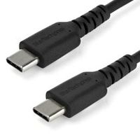 startechcom cable de 1m de carga usb c - de carga rapida y sincronizacian usb 20 tipo c a usb c para portatiles - revestimiento tpe de fibra de aramida mm 60w negro - ipad pro surface