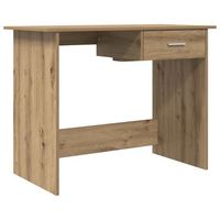 escritorio roble artisan 100 x 50 x 76 cm madera de ingenieria vidaxl