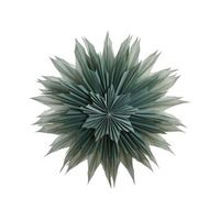 lampara colgante de papel iluminacion decorativa navidena estrella copo de nieve verde grona