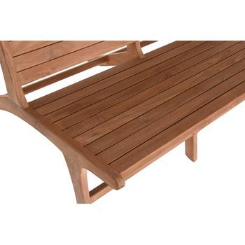 Banco Teca 120x81x67 Natural Natural