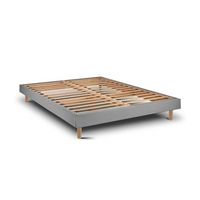 estructura de cama milano  ash redonda 190 x 90 cm