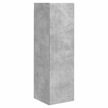 Mueble De Tv Montado En La Pared 30 X 31 X 100 Cm Concreto Vidaxl