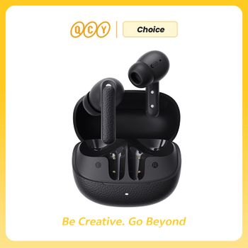 QCY Buds ANC -45dB cancelación de ruido adaptable auriculares inalámbricos Bluetooth 5,4 6 micrófonos llamada clara 10mm controlador dinámico auricular 25 horas