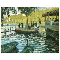 legendarte - cuadro lienzo impresion digital - la grenouillere - claude monet - decoracion pared cm 80x100