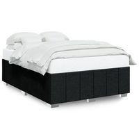 cama de matrimonio  cama de adulto  cama sin colchon tela negro 140x200 cm