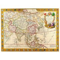 legendarte - cuadro lienzo impresion digital - mapa antiguo no 2 - decoracion pared cm 40x50