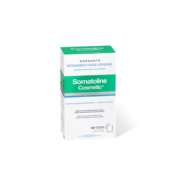 Pack de 3 recarga vendas reductoras drenantes
