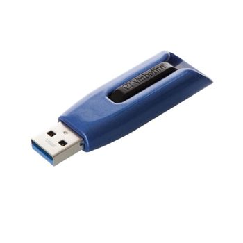 Unidad USB Verbatim V3 MAX 128 GB USB 3.2 Gen 1 Deslizar Negro Azul