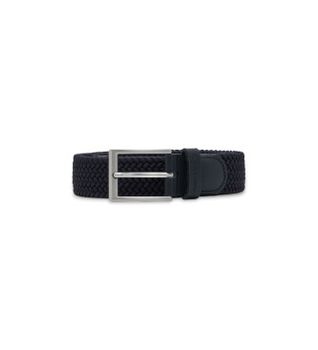 A|X Armani Exchange para hombre. 9513693R863UB101 Cinturón de tela tejida marino (125 cm), Casual, Poliéster