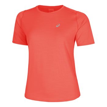 ASICS Road Camiseta De Running Mujeres-Coral