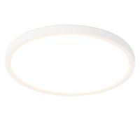 franklin - plafon led de plastico color negro 18 cm max 15 w