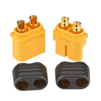 Conecto de enchufe Amass XT60+ con carcasa macho y hembra 1 par para batería de drones y aviones RC