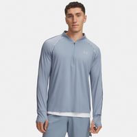 under armour velociti half zip  camiseta de running hombres - azul