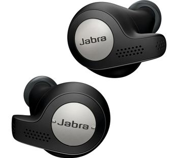 JABRA Elite Active 65t Wireless Bluetooth Headphones - Titanium Black, Titanium