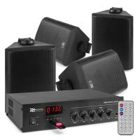 sistema de sonido power dynamics 4 altavoces 5 45w bluetooth usb fm