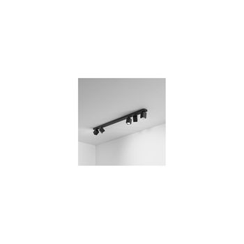Lámpara De Pared Led Oddy Orientable Cuadrada Negra 5xgu10 Perenz
