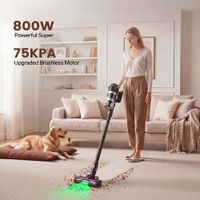aspiradora inalambrica cotiar v30 pro 75kpa 800w succion potente 95 minutos de autonomia electrodomestico portatil con bateria extraible