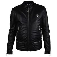 philipp plein sport cazadora de cuero - para hombre