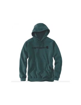 Sudadera Carhartt Signature Logo Hombre Verde