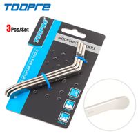 toopre juego de 3 palancas de metal para desmontar neumaticos de bicicleta herramienta de reparacion de bicicletas portatil para mtb y carretera