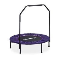 trampolin plegable con asa - whitepurpleblack - 9x105x58cm