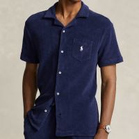 polo ralph lauren cotton-terry shirt - xl