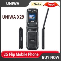 telefono movil flip uniwa x29 telefono celular con botones grandes telefono 2g para personas mayores compatible con doble sim mp3 mp4 fm