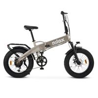 bicicleta electrica plegable nilox x10 - gris