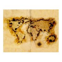 papel pintado 3d - mapa de los buscadores del oro 200x154 cm