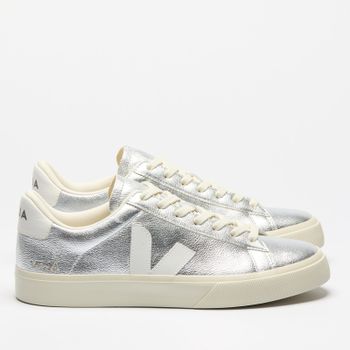 Veja Women's Campo Chrome-Free Leather Trainers - UK 3