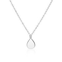 cadena gota para mujer de plata 925
