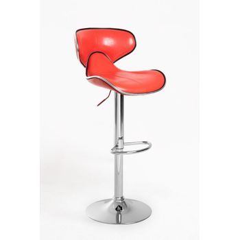 Taburete Lester De Polipiel 105*45*36 Cm - Rojo