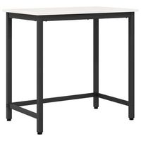 mesa 80 x 50 x 77 cm madera ingenierizada y acero