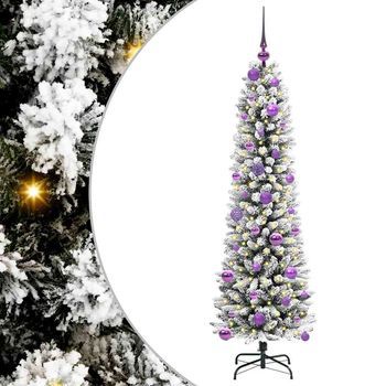 Árbol De Navidad | Decoraciones De Navidad Artificial 150 Cm Pvc, Metal Y Plástico