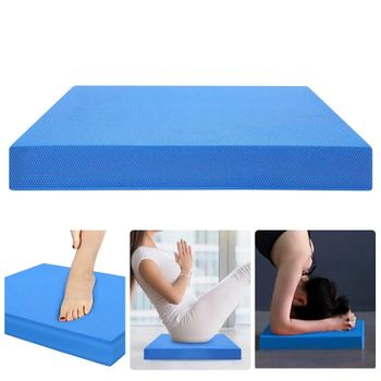 Almohadilla de equilibrio, estera de espuma antideslizante y rodillera para tobillos, cojín para equilibrio central y entrenamiento de estabilidad de fuerza, yoga y fitness