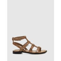 guess sandalias sandalia yazza2 marron para mujer