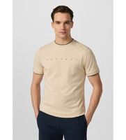 hackett london para hombre hm5000125 camiseta hs essential beige xxl casual algodon manga corta