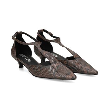 Bibi Lou Zapatos De Tacón Bajo Mujer - Marrón Talla 39
