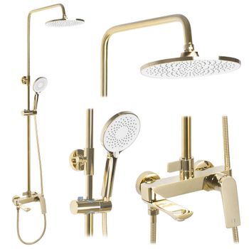 Conjunto De Ducha Rea Avalon Gold