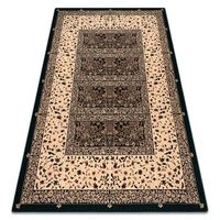 alfombra de lana polonia vidriero verde oscuro 235x350 cm