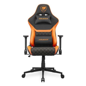Silla Gaming COUGAR Armor One V2 F Negro/Naranja 120kg Respaldo y Reposabrazos 4D