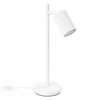 Lámpara de mesa moto blanco