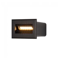 aplique empotrable de exterior led bosca 3w