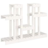 soporte para plantas madera maciza pino blanco 1045x25x775 cm vidaxl