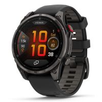 garmin frnix 8 pro gps nfc 47mm amoled gris negro resistente al agua spo2 pulsometro